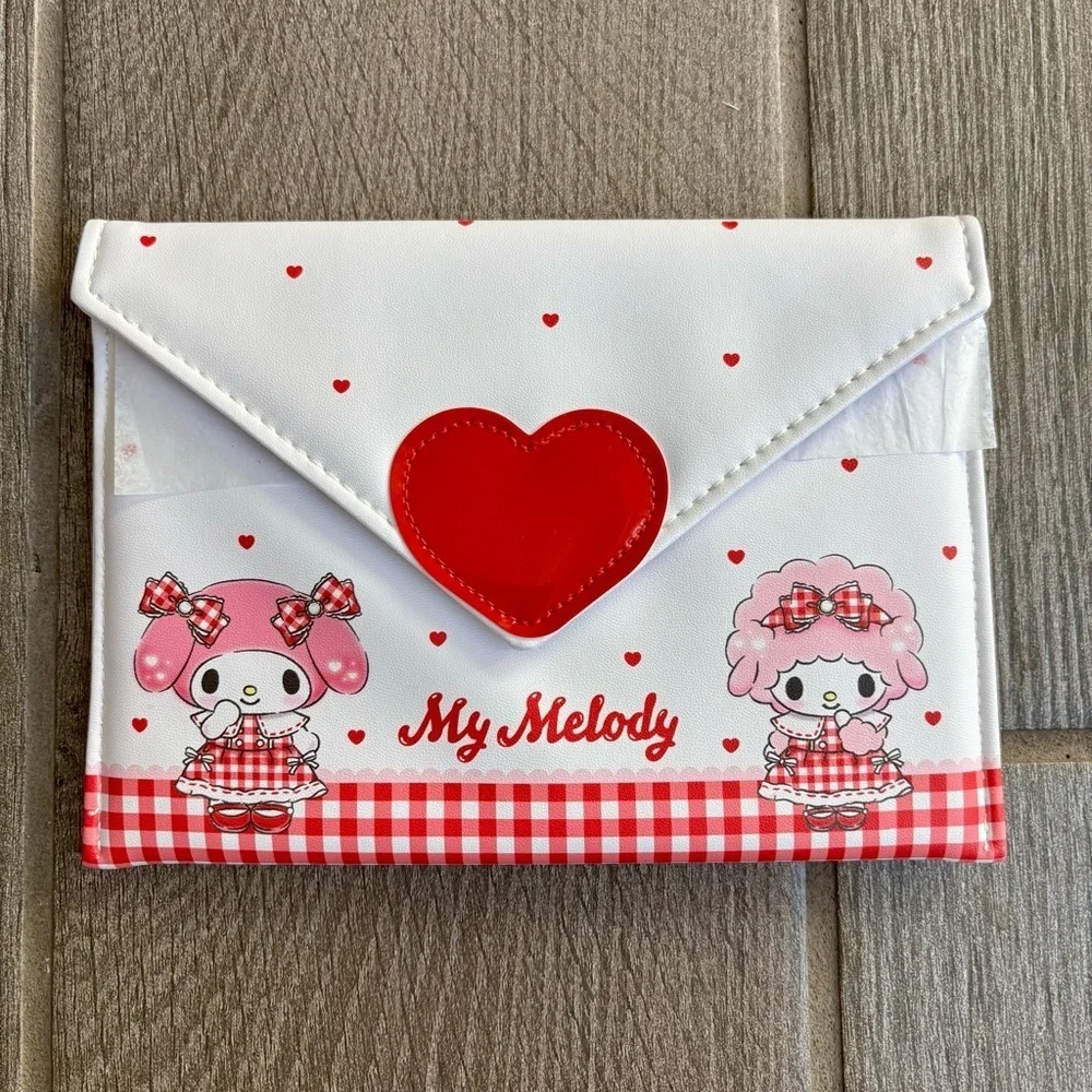 Sanrio My Melody White and Red Cosmetic/Accesory/Novelty Bag